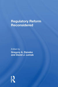 Bokomslag för "Regulatory Reform Reconsidered"