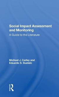 Bokomslag för "Social Impact Assessment And Monitoring"