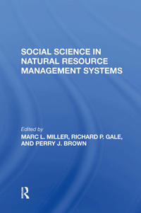 Bokomslag för "Social Science In Natural Resource Management Systems"