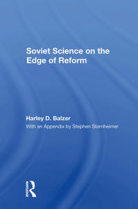 Bokomslag för "Soviet Science On The Edge Of Reform"