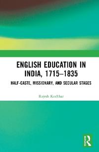 Bokomslag för "English Education in India, 1715-1835"