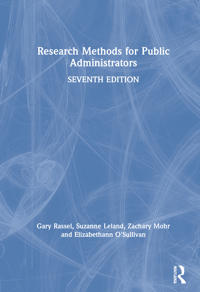 Research Methods for Public Administrators