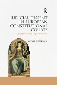 Bokomslag för "Judicial Dissent in European Constitutional Courts"