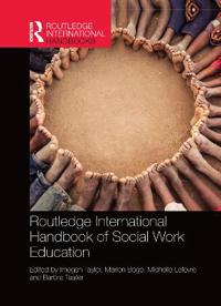 Bokomslag för "Routledge International Handbook of Social Work Education"