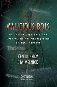 Kirjan kansi "Malicious Bots"