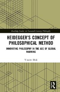Bokomslag for "Heidegger’s Concept of Philosophical Method"