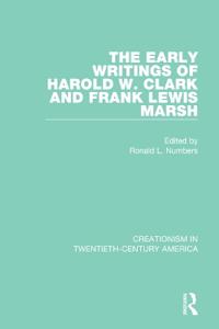 Bokomslag för "The Early Writings of Harold W. Clark and Frank Lewis Marsh"