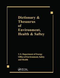 Kirjan kansi "Dictionary & Thesaurus of Environment, Health & Safety"