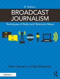 Kirjan kansi "Broadcast Journalism"