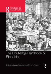 Kirjan kansi "The Routledge Handbook of Biopolitics"