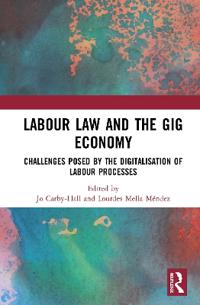 Kirjan kansi "Labour Law and the Gig Economy"