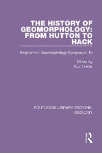 Bokomslag för "The History of Geomorphology"