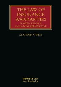 Bokomslag för "The Law of Insurance Warranties"
