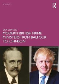 Bokomslag för "Modern British Prime Ministers from Balfour to Johnson"