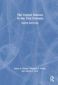 Kirjan kansi "The United Nations in the 21st Century"