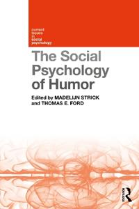 Bokomslag för "The Social Psychology of Humor"