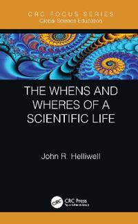 Kirjan kansi "The Whens and Wheres of a Scientific Life"