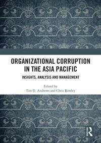 Bokomslag för "Organizational Corruption in the Asia Pacific"