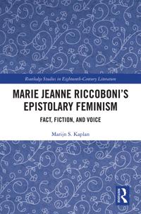 Bokomslag för "Marie Jeanne Riccoboni’s Epistolary Feminism"