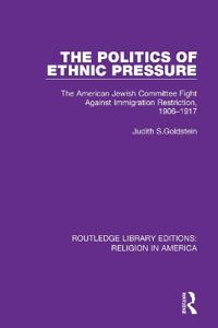 Kirjan kansi "The Politics of Ethnic Pressure"