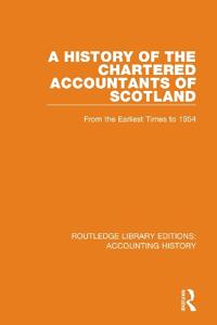 Bokomslag för "A History of the Chartered Accountants of Scotland"