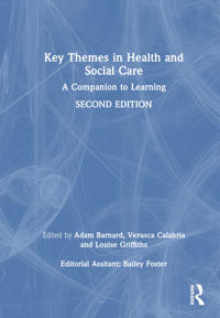 Kirjan kansi "Key Themes in Health and Social Care"