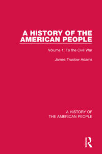 Kirjan kansi "A History of the American People"
