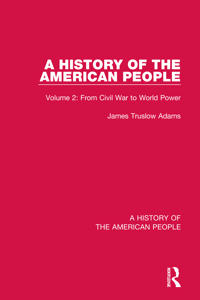 Bokomslag för "A History of the American People"
