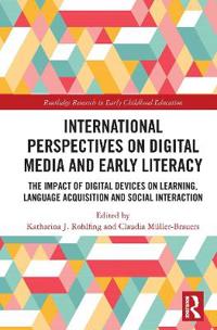 Kirjan kansi "International Perspectives on Digital Media and Early Literacy"