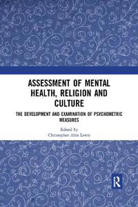 Assessment of Mental Health, Religion and Culture