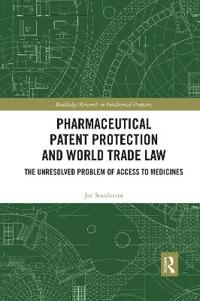 Kirjan kansi "Pharmaceutical Patent Protection and World Trade Law"