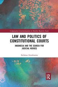 Kirjan kansi "Law and Politics of Constitutional Courts"