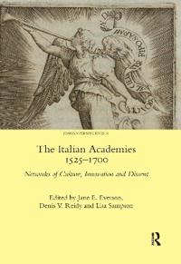 Kirjan kansi "The Italian Academies 1525-1700"