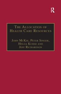 Bokomslag för "The Allocation of Health Care Resources"