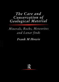 Kirjan kansi "Care and Conservation of Geological Material"