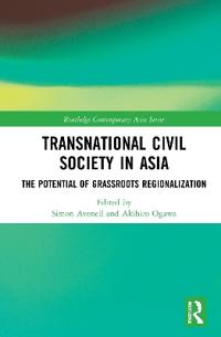 Kirjan kansi "Transnational Civil Society in Asia"