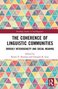 Bokomslag för "The Coherence of Linguistic Communities"