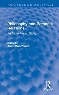 Bokomslag för "Philosophy and Personal Relations"