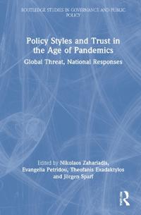 Bokomslag för "Policy Styles and Trust in the Age of Pandemics"
