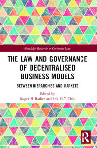 Bokomslag for "The Law and Governance of Decentralised Business Models"
