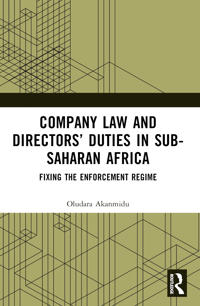 Bokomslag for "Company Law and Directors’ Duties in Sub-Saharan Africa"