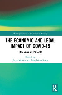Kirjan kansi "The Economic and Legal Impact of Covid-19"