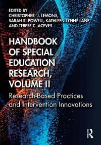 Bokomslag för "Handbook of Special Education Research, Volume II"