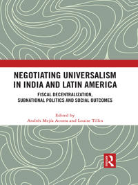 Bokomslag för "Negotiating Universalism in India and Latin America"