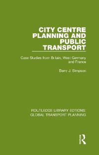 Bokomslag för "City Centre Planning and Public Transport"