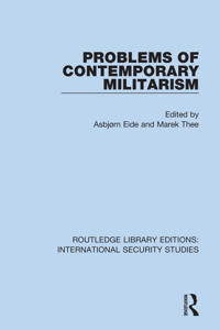 Bokomslag för "Problems of Contemporary Militarism"