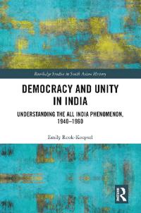 Bokomslag för "Democracy and Unity in India"