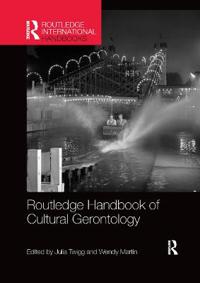 Kirjan kansi "Routledge Handbook of Cultural Gerontology"