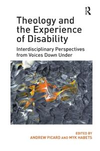 Kirjan kansi "Theology and the Experience of Disability"