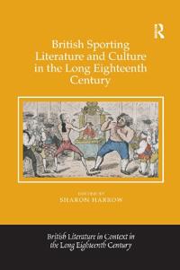 Kirjan kansi "British Sporting Literature and Culture in the Long Eighteenth Century"